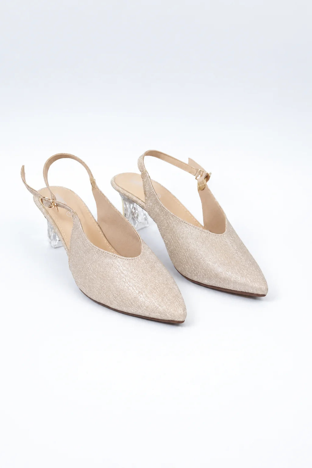 Peach Elegance Statement Coat Shoe
