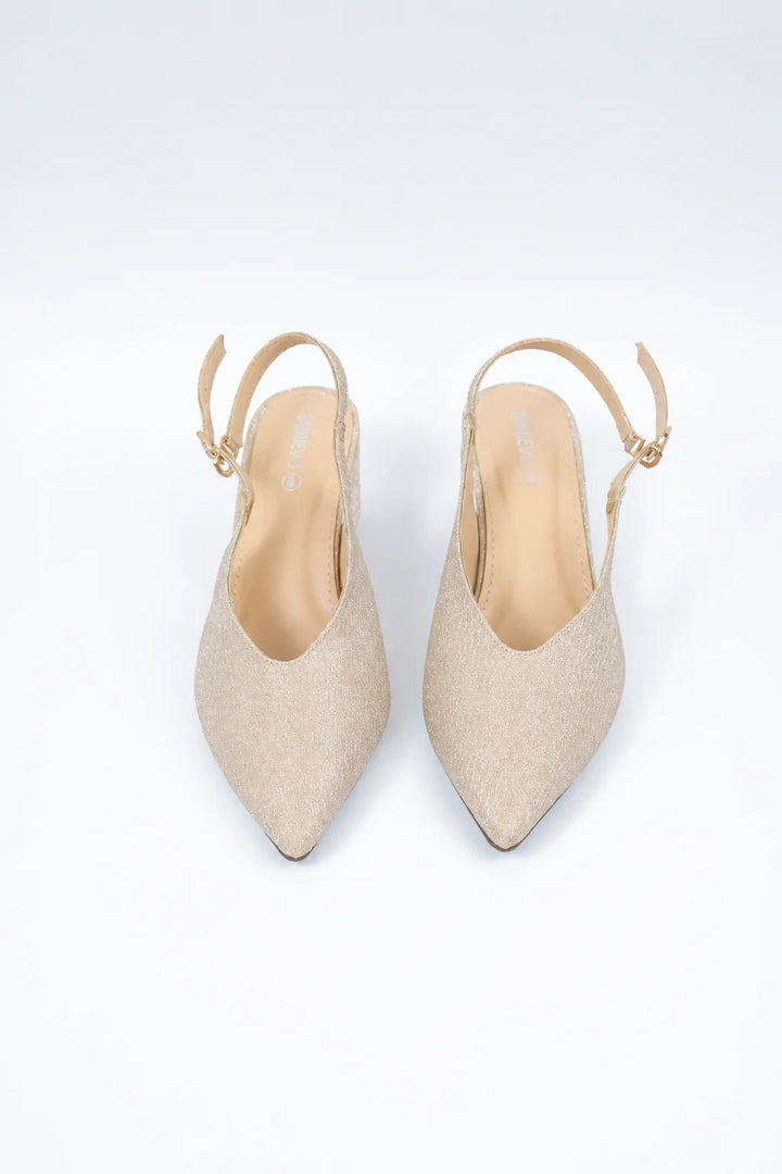 Peach Elegance Statement Coat Shoe