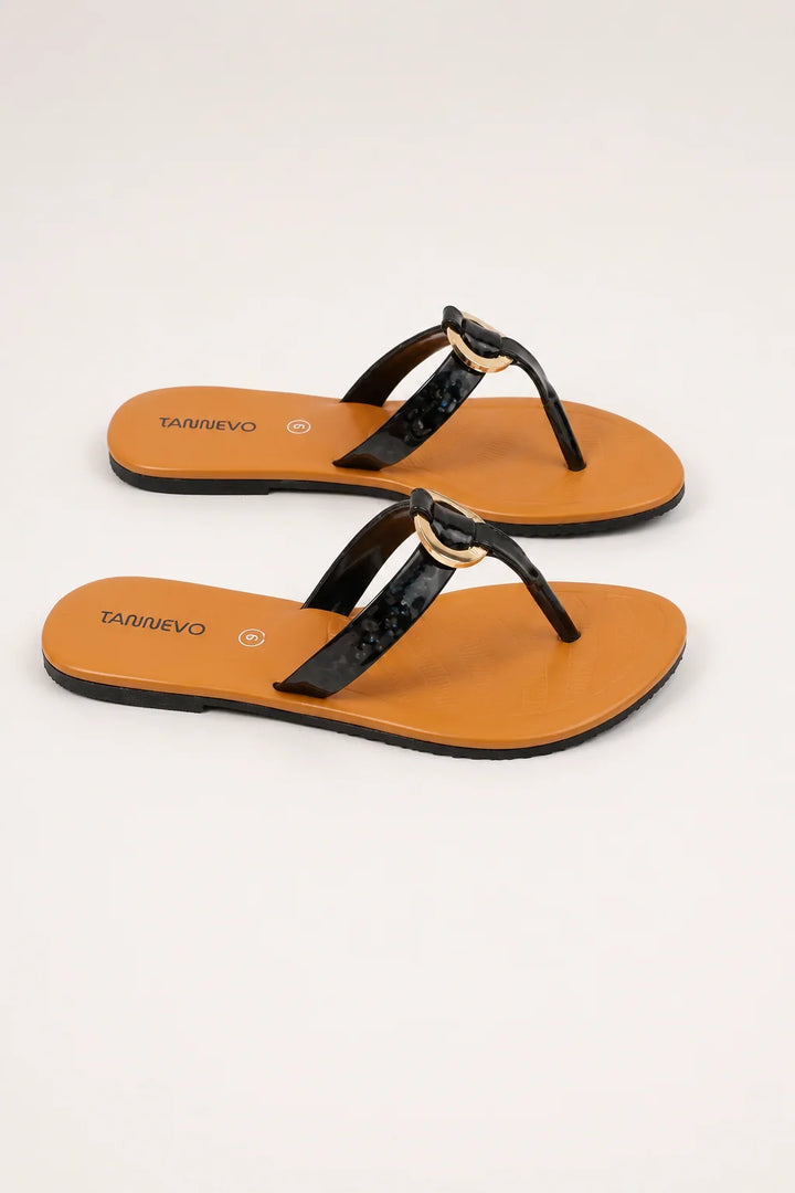Black Classic Daily Chappal