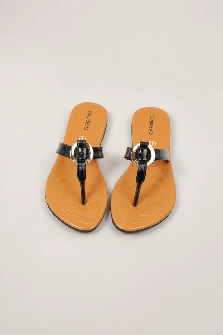 Black Classic Daily Chappal