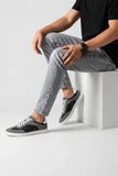Classic Medicated Leather Sneakers Men