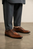 Brown Elegant Formal Leather Shoes