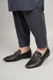 Black Minimalist Work Formal Leather Shoes