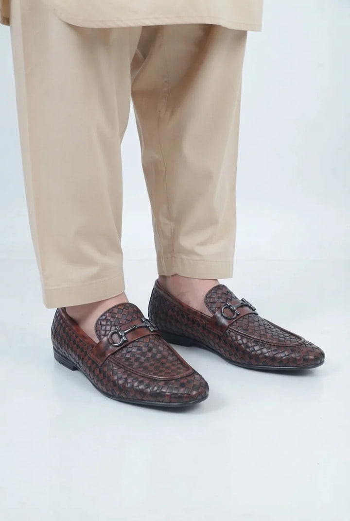 Burgundy Statement Formal Leather Shoes