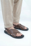 Brown Backstrap Leather Sandal