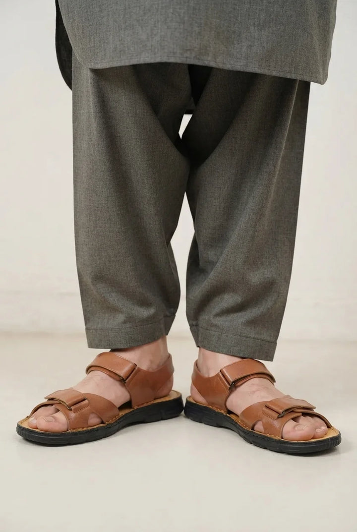 Premium Billiq Tan Leather Sandal