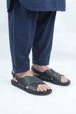 Black Backstrap Leather Sandal
