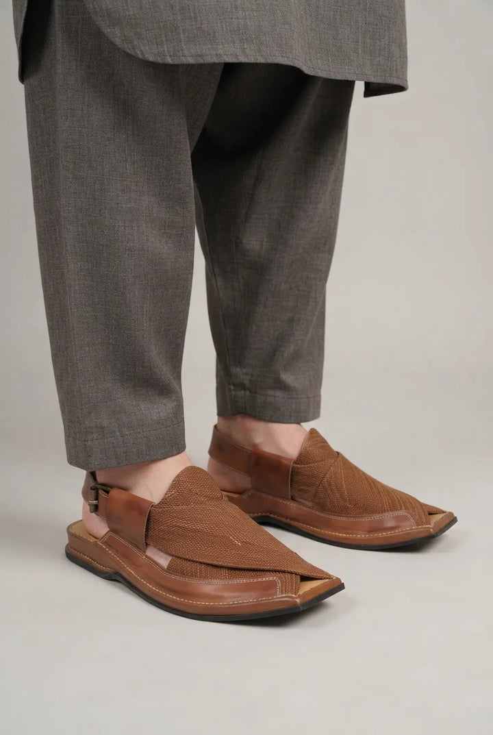 Dark Brown Smart Zalmi Urban Casual Leather Shoes
