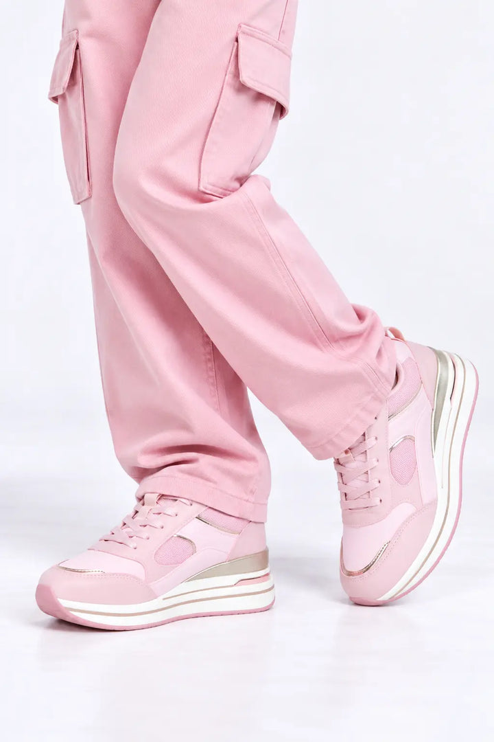 Pink Chic Performance Jogger Sneakers
