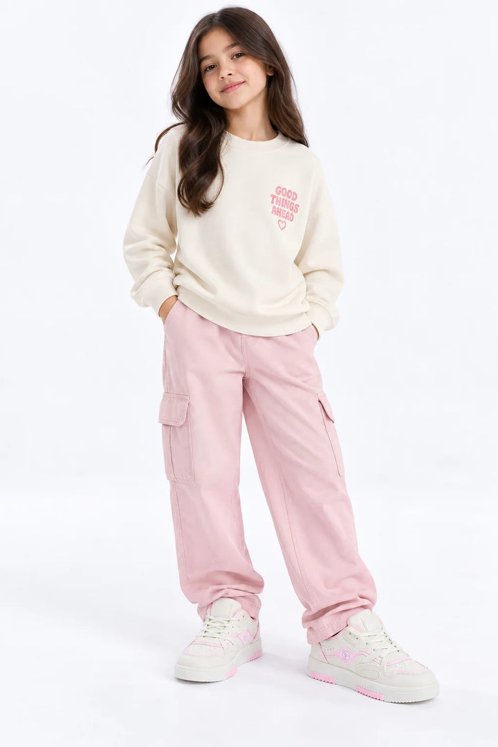 White/Pink Fashion Comfort Sneakers