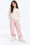 White/Pink Fashion Comfort Sneakers