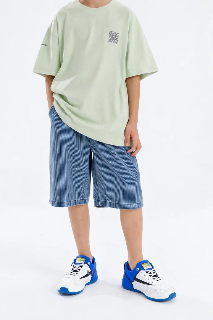 White/Blue Active Lifestyle Shoes