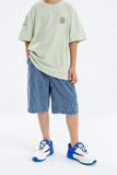 White/Blue Active Lifestyle Shoes