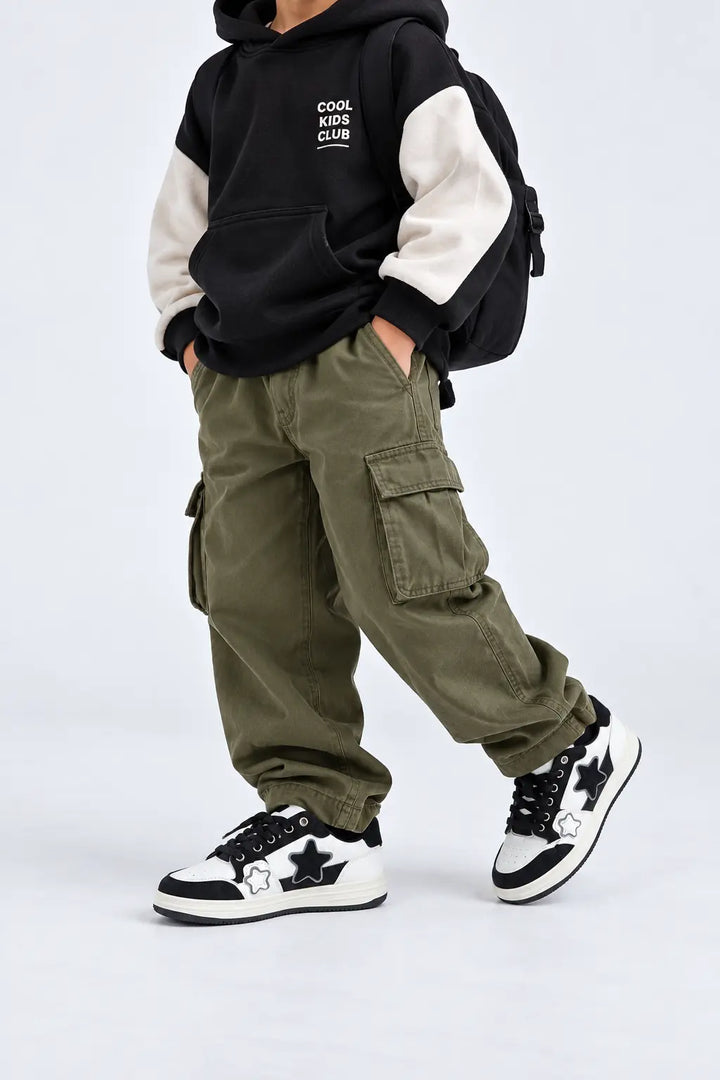 White/Black Urban Fit Jogger Sneakers