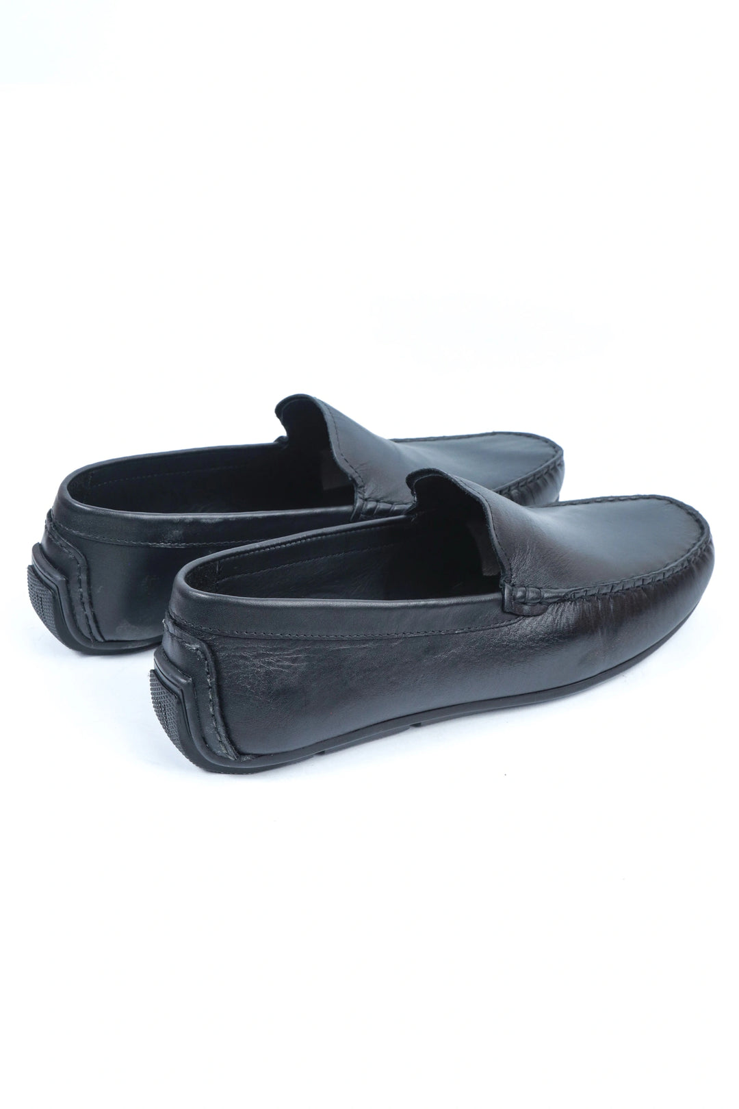 Black Penny Leather Moccasin