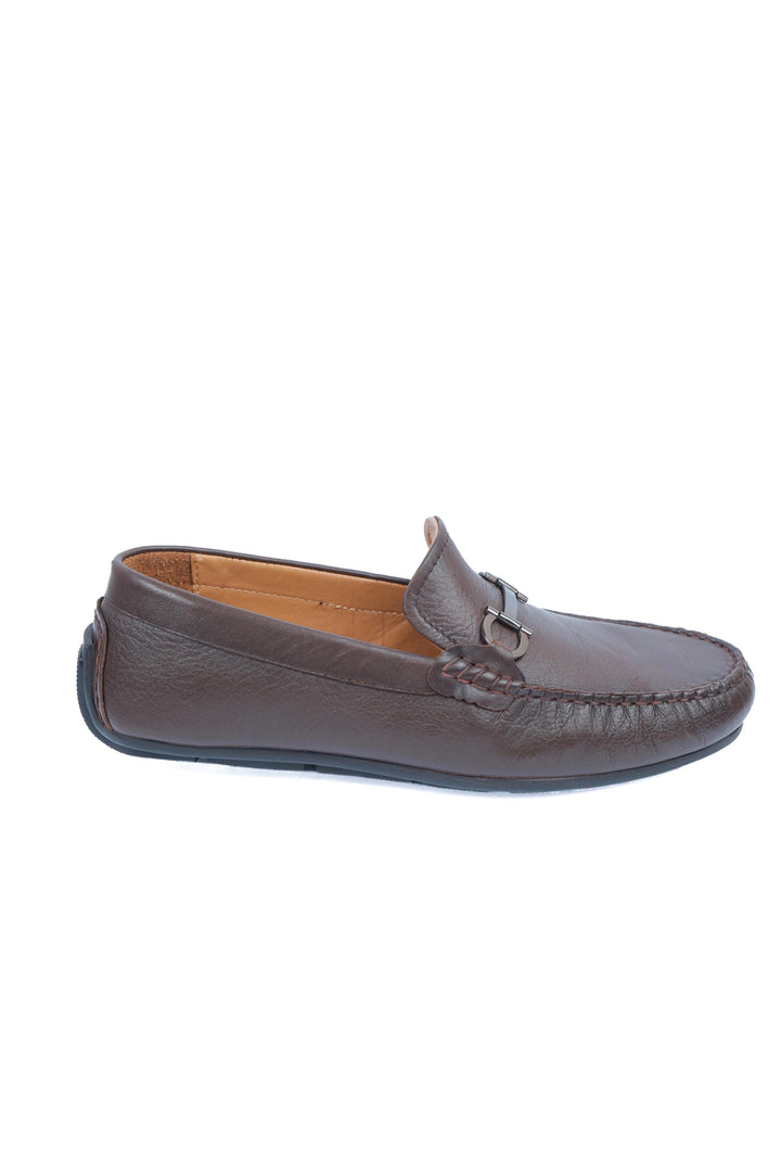 Brown Classic Leather Moccasin