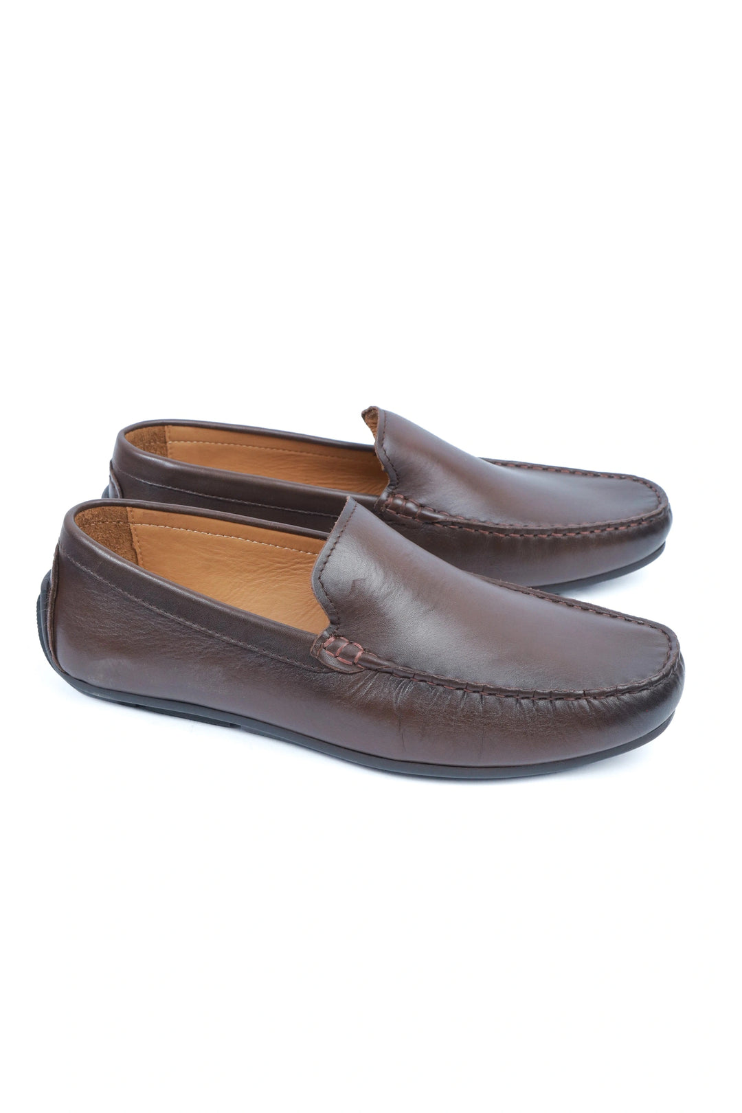 Brown Penny Leather Moccasin