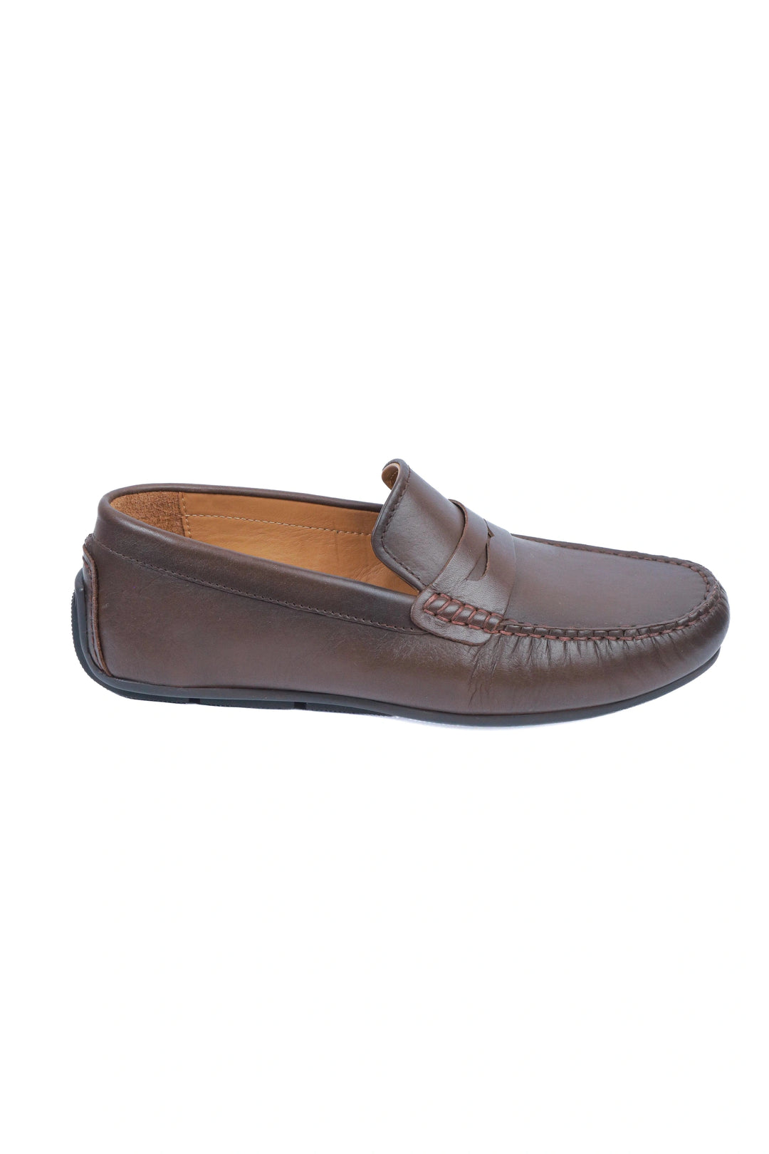 Brown Driving Leather Moccasin
