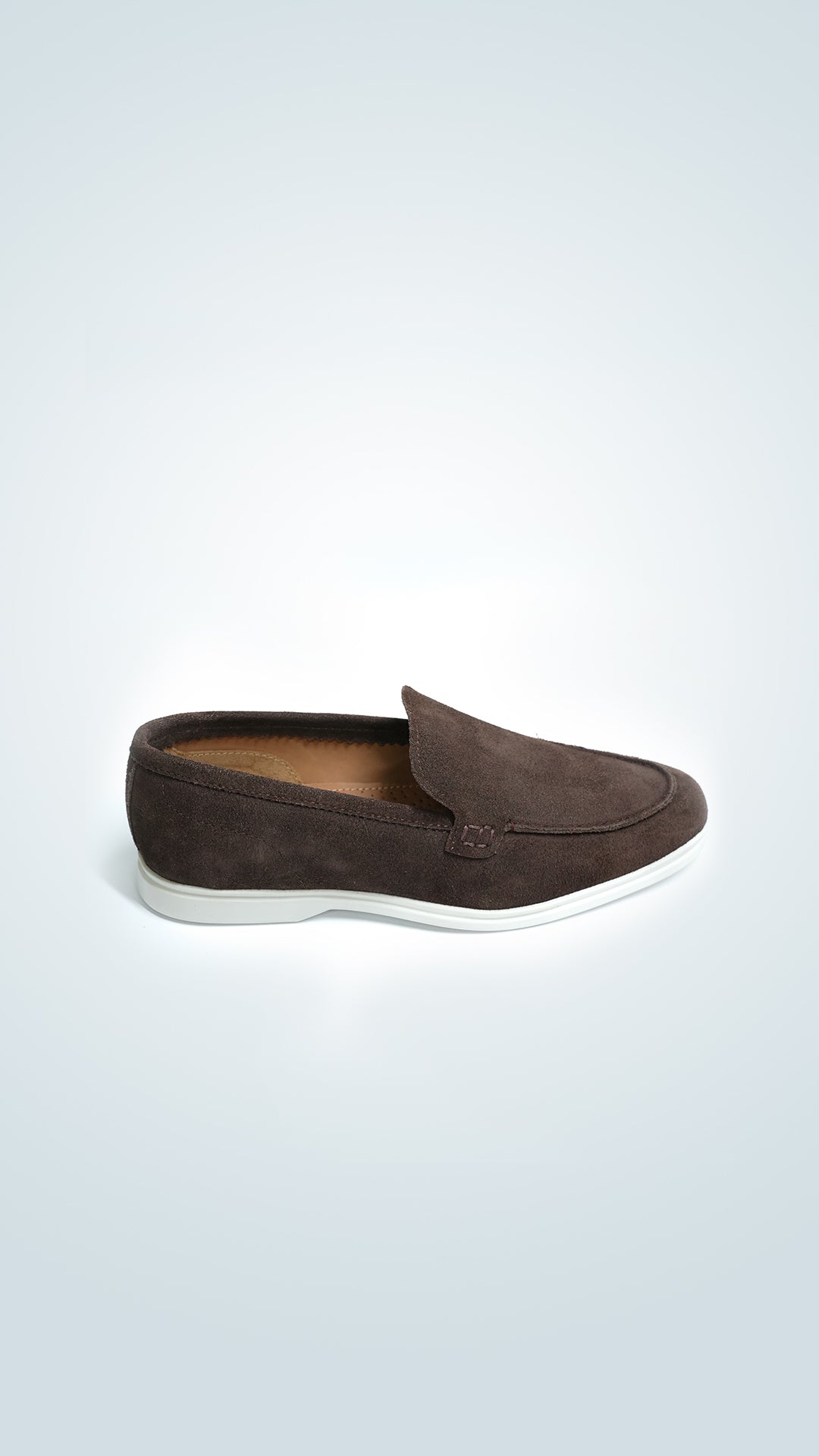 Brown Suede Leather Loafer
