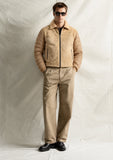 Light Brown Refined Leather Jacket