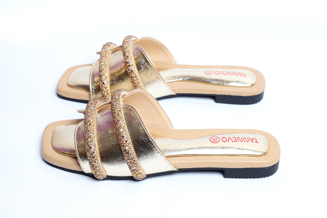 Mist Gold Relaxed Slipper