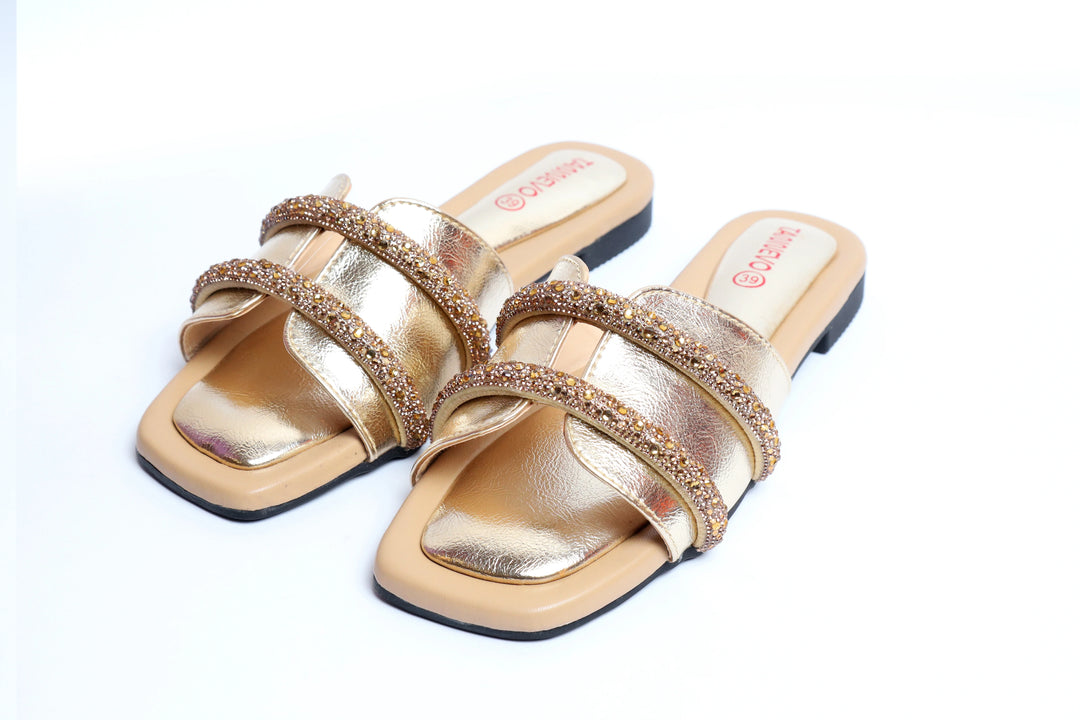 Mist Gold Relaxed Slipper