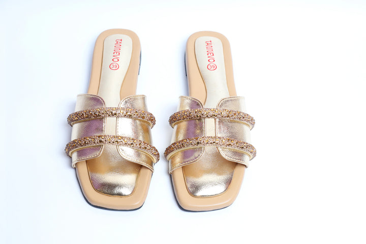 Mist Gold Relaxed Slipper