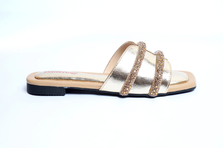 Mist Gold Relaxed Slipper