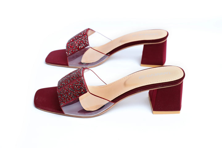 Soft Maroon Modern Slipper
