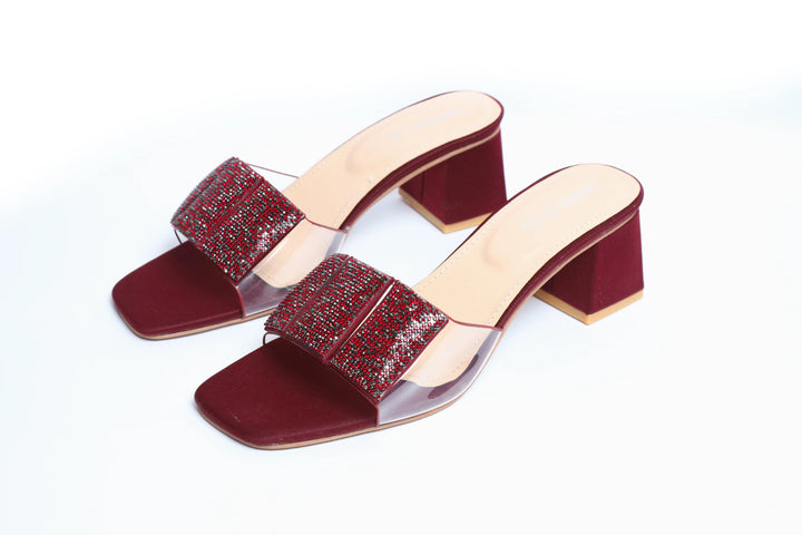 Soft Maroon Modern Slipper