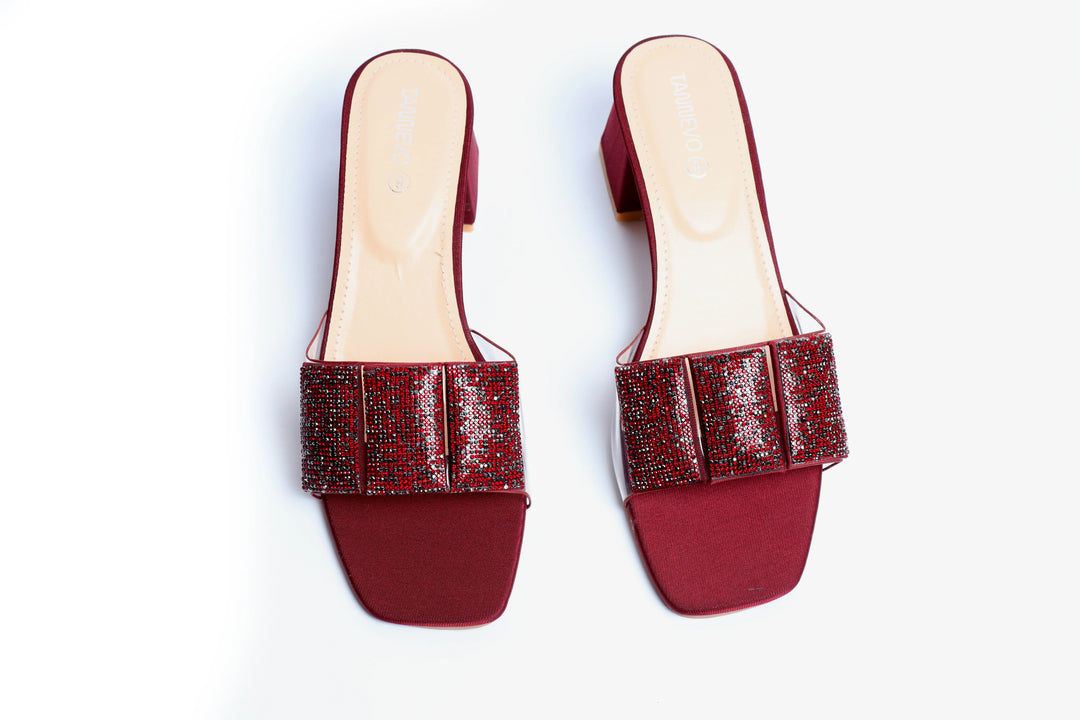 Soft Maroon Modern Slipper