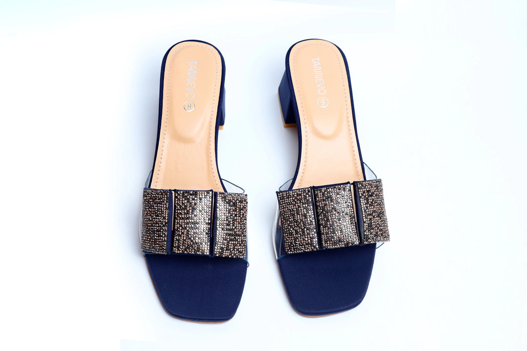 Soft Navy Modern Slipper