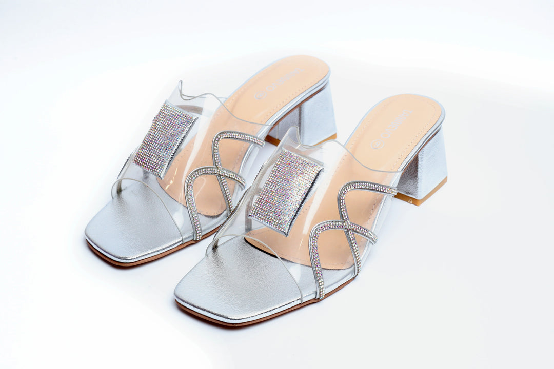 Radiant Silver Luxe Slipper