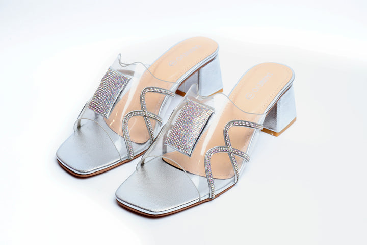 Radiant Silver Luxe Slipper
