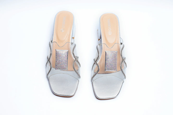 Radiant Silver Luxe Slipper