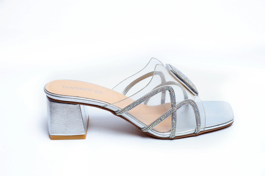 Radiant Silver Luxe Slipper