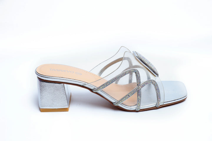 Radiant Silver Luxe Slipper