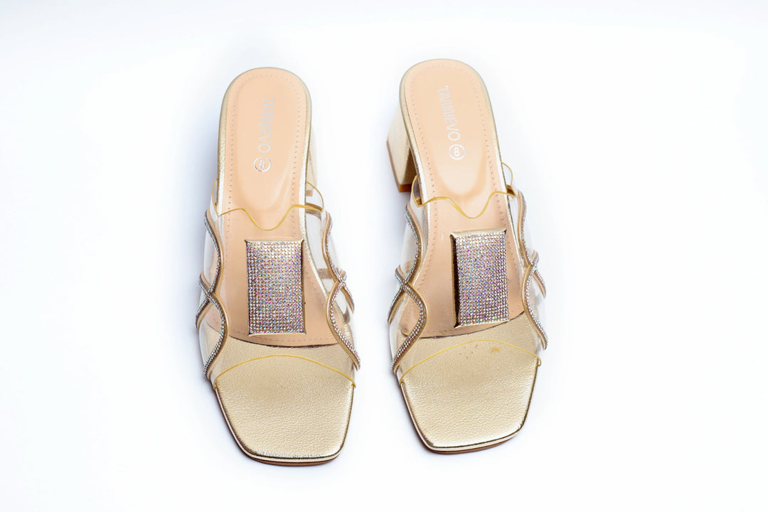 Radiant Gold Luxe Slipper