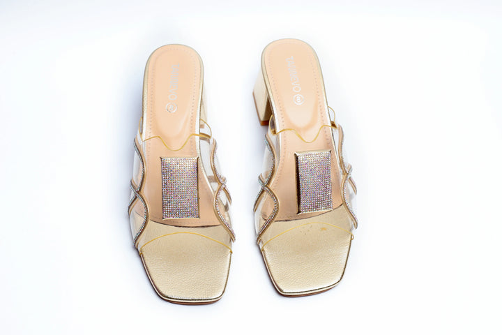 Radiant Gold Luxe Slipper