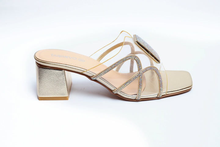 Radiant Gold Luxe Slipper