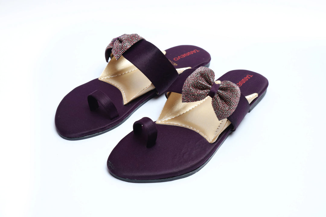 Elegant Purple Stylish Slipper