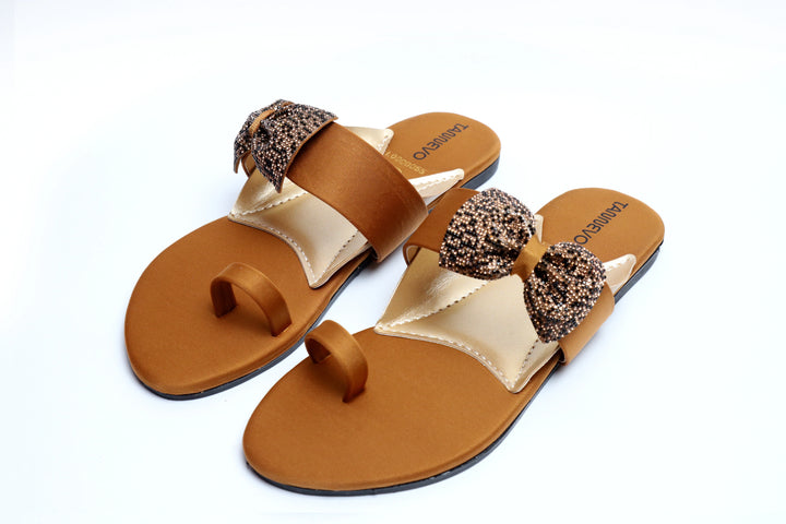 Elegant Beige Stylish Slipper