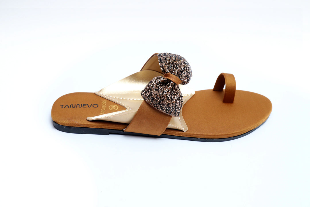 Elegant Beige Stylish Slipper