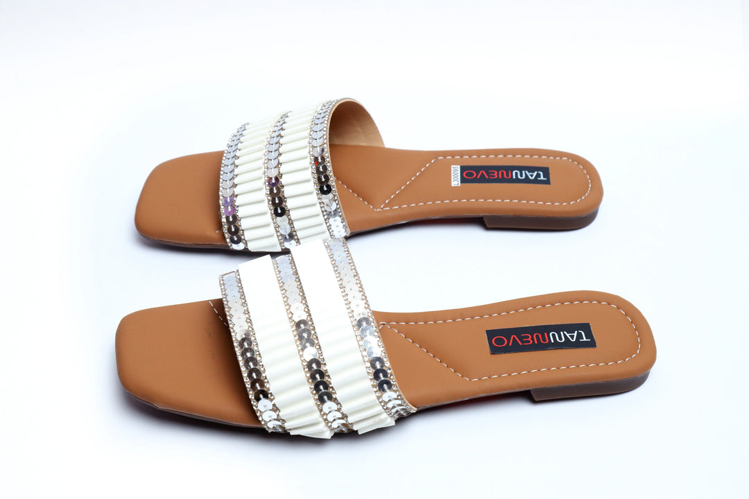 Premium White Casual Slipper