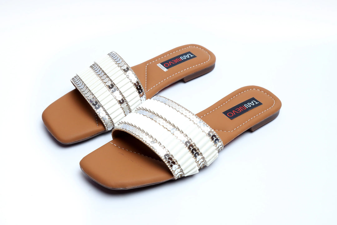 Premium White Casual Slipper