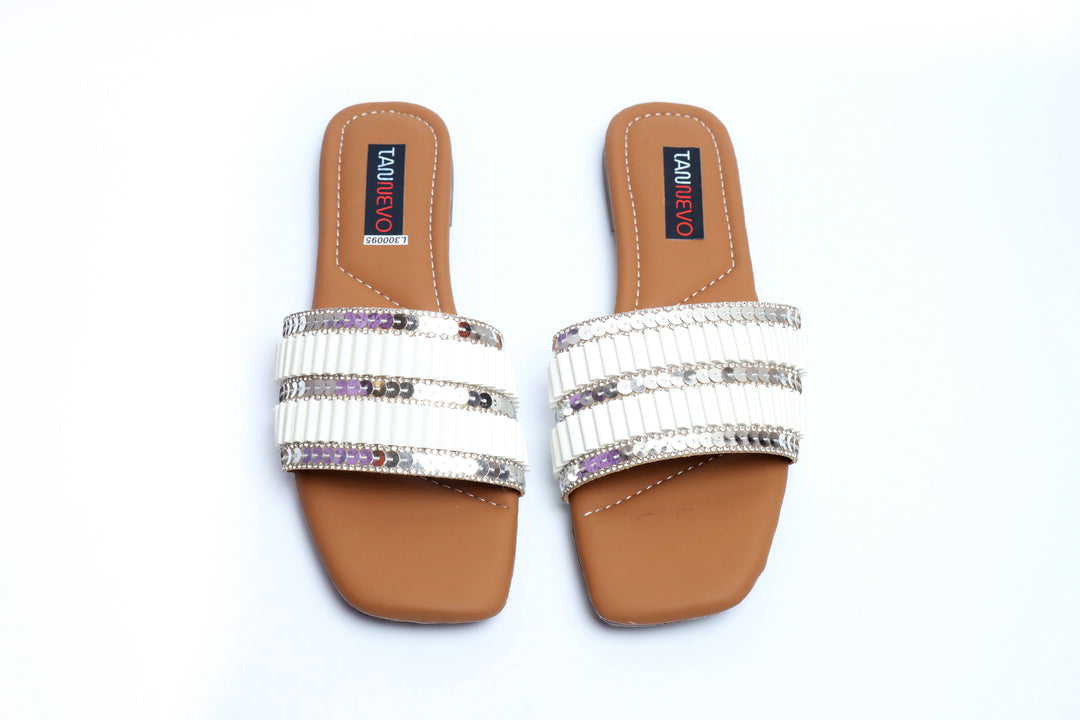 Premium White Casual Slipper