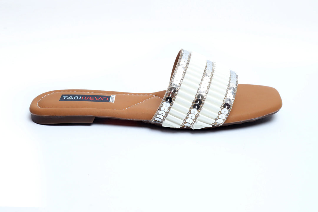 Premium White Casual Slipper