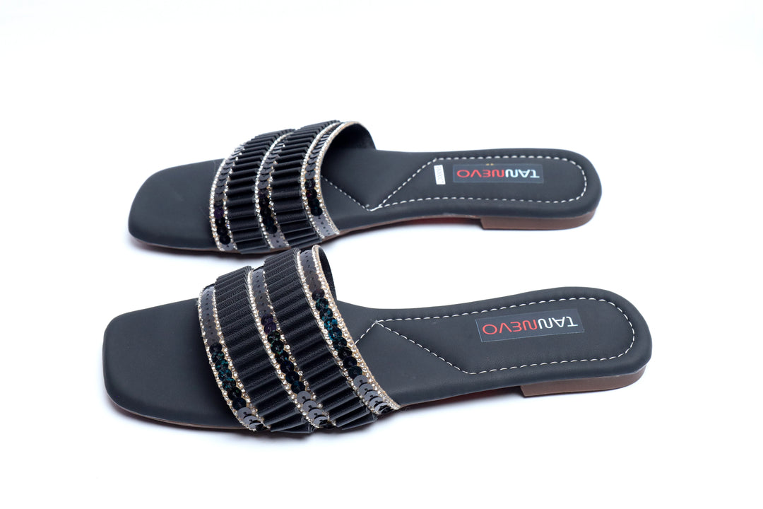 Premium Black Casual Slipper