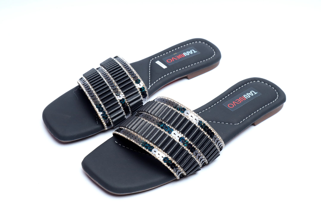 Premium Black Casual Slipper