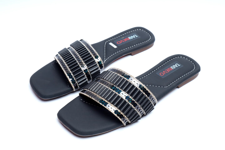 Premium Black Casual Slipper